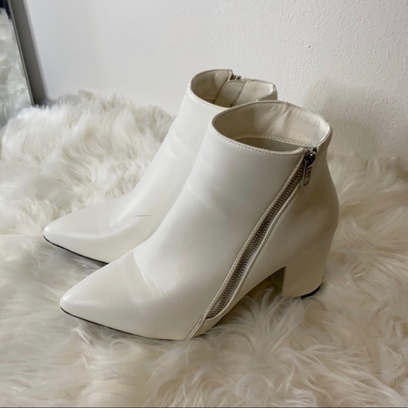 SHEIN white pointed toe booties - Picture 7 of 7
